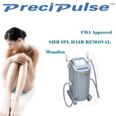 China Permanent SHR IPL Hair Removal Machine 1064nm / 532nm Wavelength FDA Approved for sale