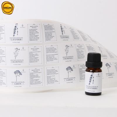 China Custom Matte Paper Bottle Labels Packaging Labels For Beauty And Skincare for sale