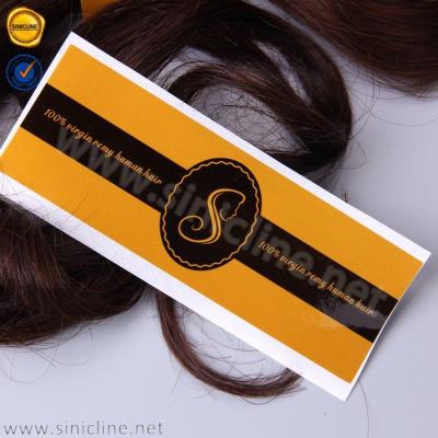 중국 머리 다발 머리카락 확장을 위한 3CM 70MM 제거할 수 있는 매트 페이퍼 스티커 라벨 논문 판매용