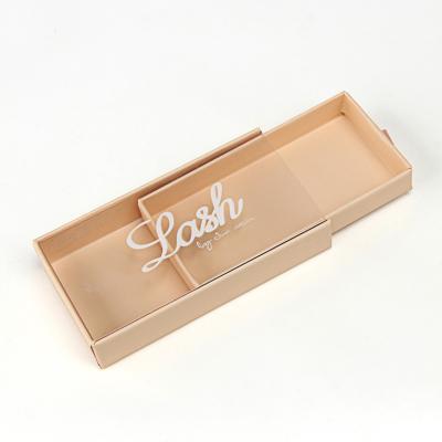 China Custom Rigid Cardboard Cosmetic Beauty Packaging Box For False Eyelash for sale