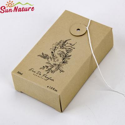 China Caja vacía de papel de empaquetado de encargo del perfume del FSC de las soluciones de Eco para la botella 30ML en venta