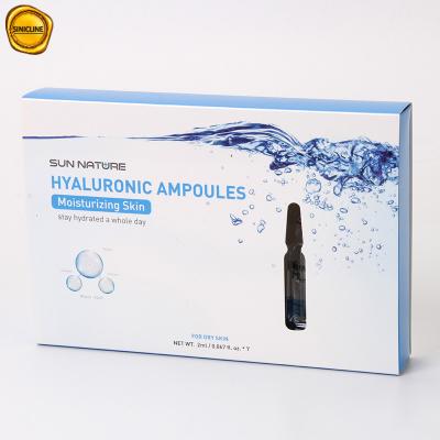 China Custom 1ml Ampoule Ampoule 7 Glass Bottle Light Needle Hydration Ampoule Packaging for sale