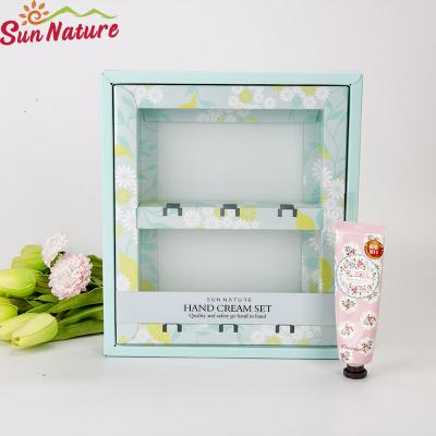 China Custom Hand Cream Paper Box Skincare Packaging Boxes With Window for sale