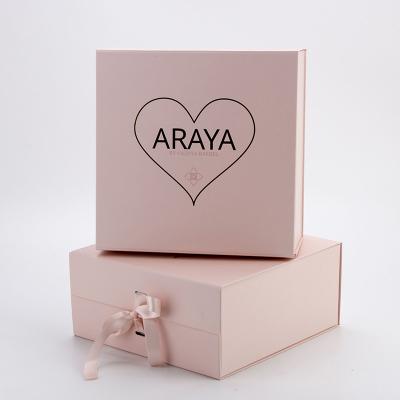 China Custom Hair Packaging Boxes Foldable Hair Extension Magnetic Packaging Box for sale