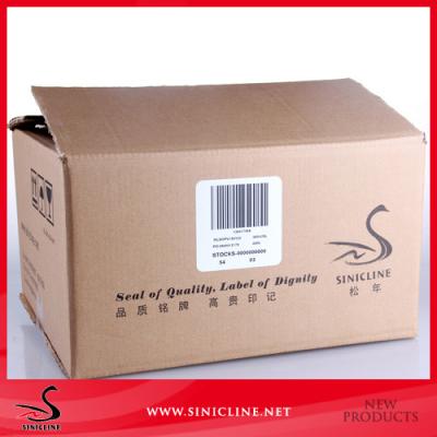 China 90mm Apparel Logistics RFID Tag Sticker Thermal Barcode Sticker Roll for sale
