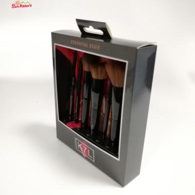 China Caja de empaquetado del cepillo del maquillaje 600GSM en venta