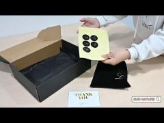 Custom Black Packaging Boxes For Cosmetics And Skin Care Products