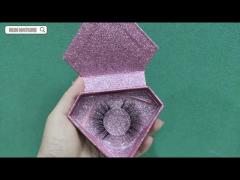 Custom Luxury Glitter Eyelash Packaging Paper Box Cosmetic Packaging Box