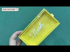 Custom Transparent PVC Packaging Drawer Boxes For False Eyelashes