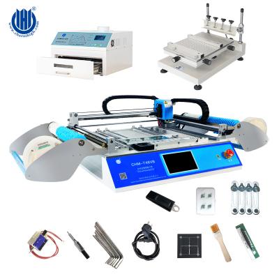 China Charmhigh CHM-T48VB Home Pick And Place Machine Led Chip Smd Mounting Machine for sale