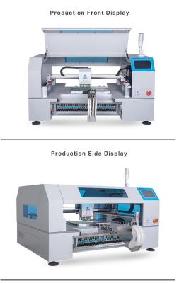 China Picareta do PWB de SMD e máquina de alta velocidade Desktop de SMT Mounter da máquina do lugar para a cadeia de fabricação à venda