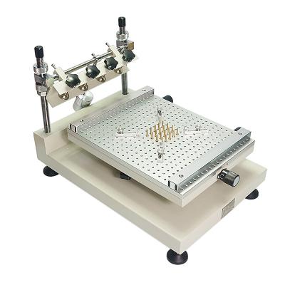 China High Precision Manual Flat Screen Printing Apply to SMT pick and place machine  Stencil Printer Durable for sale