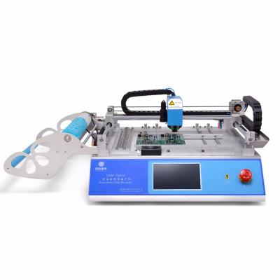 China CHM-T48VA Desktop PCB Pick And Place Machine With Mute Vacuum Pump for sale