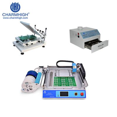 China 300 Degree Infrared Ray Heating SMT Production Line , Desktop Reflow Oven for sale