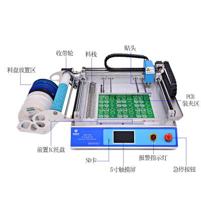 China Picareta de SMT e máquina de alta qualidade do lugar com 2 cabeças CHM-T36 à venda