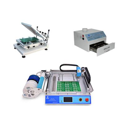China full Assembly production line :Chip Mounter Desktop SMT Pick and Place machine CHM-T36VA/CHMRO-420/CHM-3040 for sale