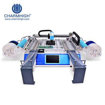 China CHM-T48VB Double Side Feeders AC220V Desktop SMT Pick And Place Machine for LED Assembly Line for sale