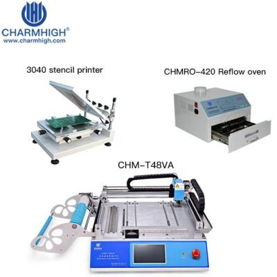 China Snelle de Productielijn Kleine Oogst van CHM T48VA 6000cph SMT en Plaatsmachine voor PCB-Prototype Te koop