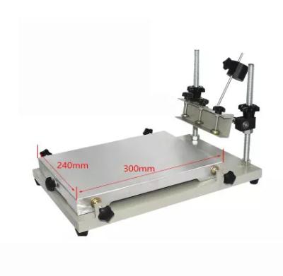 China Charmhigh Small Sized Manual SMT Screen Printing Table for sale