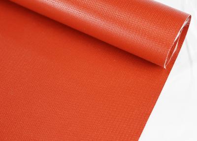 China 860mm Silicone Coated Fiberglass , Thermal Insulation Silicone Fiberglass Fabric for sale