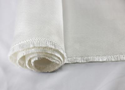 China 96% High Silica Fiberglass Cloth , 0.7mm Fireproof High Temp Silica Cloth for sale