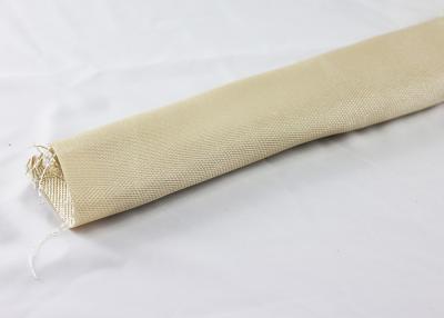 China Off White High Silica Fiberglass Fabric 1000mm Non Flammable Cloth Lightweight for sale