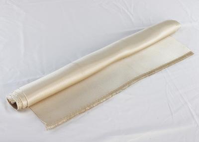 China 96% High Silica Fiberglass Cloth , Fireproof 1000mm High Temp Silica Cloth for sale