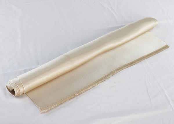 Quality 96% High Silica Fiberglass Cloth , Fireproof 1000mm High Temp Silica Cloth for sale