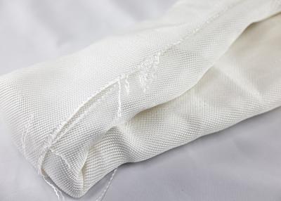 China 0.7mm High Silica Fiberglass Fabric Off White Heat Insulation Fireproof for sale