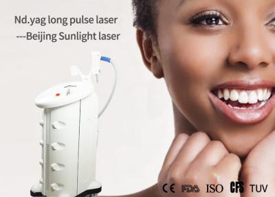 China Long Pulsed 1064nm Nd Yag Laser Hair Removal Machine For Dark Skin Vertical Style for sale