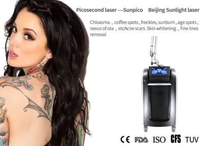 China High - Tech Picosure Tattoo Removal Machine 755 Nm Handpiece For Skin Lifting for sale