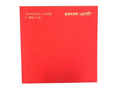 China Autograph Album Hardcover Book Printing with Matt Lamination Surface for sale