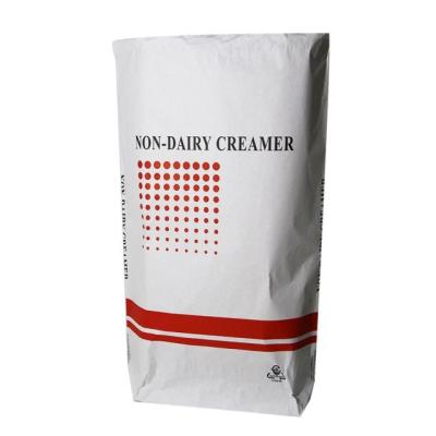China Pasted Dispersible Polymer Powder Kraft Paper Pinch Bottom Paper Bags Eco Friendly for sale