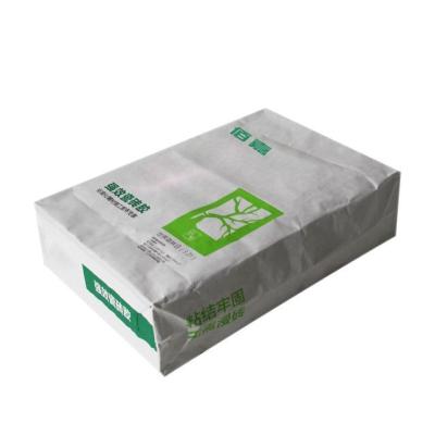 China White Pasted Valve Multiwall Paper Bags Rice Flour Bag 25kg 50kg Flexo Printing en venta