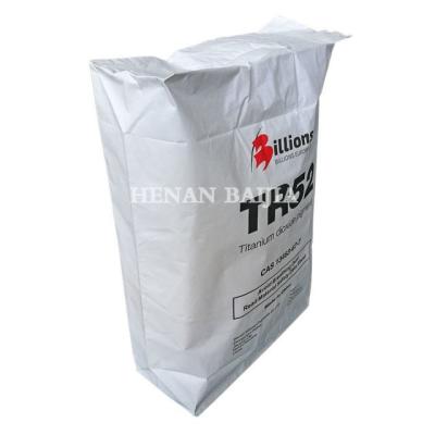 China Moisture Resistant White Paper Bag Zinc Stearate Chemical Packaging Bags for sale