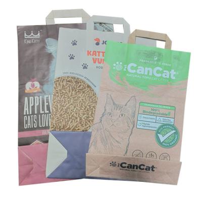 China Colorful Tofu Cat Litter Bag Cat Litter Customized Design for sale