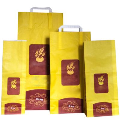 China ISO9001 Custom Printed 6L 10L Biodegradable Paper Bags For Cat Litter Packaging for sale