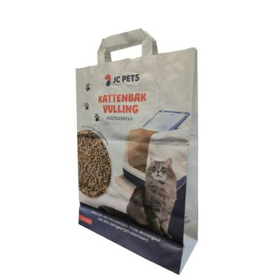 China 25kg Multiwall Paper Sacks With Cotton Rope / Pp Rope / Twisted Paper Handle zu verkaufen