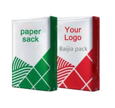 China Tamaño de color de impresión personalizado aceptado para bolsas de papel de válvula personalizable en venta