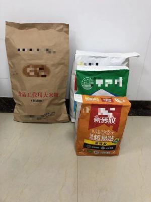 China Aanpasbare klep Multiwall Paper Sack Custom Capaciteit Te koop