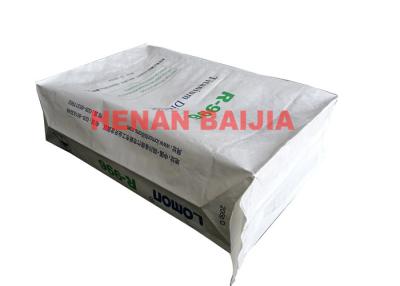China Anti Slip Pasted Valve Multiwall Paper Bags  Anti Drop Separated PE Film Lamination for sale