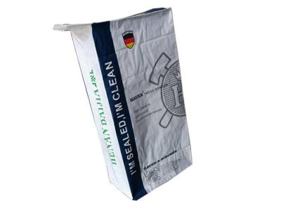 Chine Imperméabilisez le sac de papier de empaquetage de ciment du fond de bloc carré de 3 de pli sacs en papier de Multiwall à vendre
