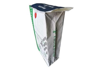 China 25kg 30kg 50kg Multilayer Kraft Paper Bags Valve Type For Tile Adhesive Wall Putty Powder for sale