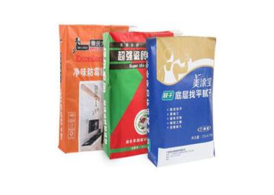 China Construction Flat Bottom Paper Bags  Cement Paper Packaging Bag Non Slip Easy To Carry for sale