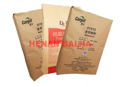 China Moistureproof Multiwall Paper Sacks Agricultural Fertilizer Cement Packaging Paper Bags for sale
