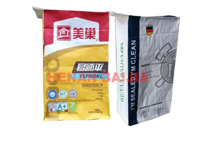 China Professional Pasted Valve Multiwall Paper Bags Flexo Printing Ultrasonic Sealing for sale