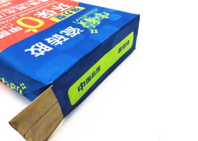 Cina Il tipo sacchi della valvola di Multiwall del sacco di carta dell'etere dell'amido delle borse della cellulosa di carta kraft Blocca il fondo su misura in vendita