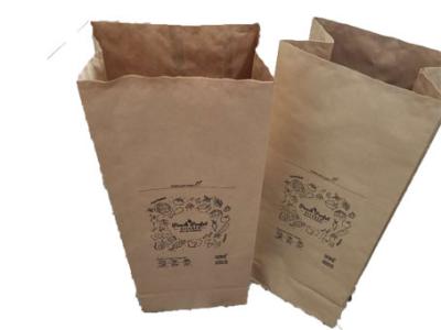 China Double Layers Brown Kraft 120g/M2 Charcoal Paper Bags for sale
