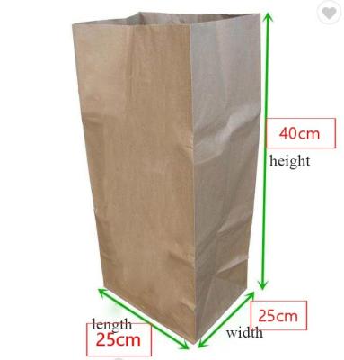 China Césped y hojas de la yarda bolsas de papel de Multiwall Kraft de 30 galones en venta