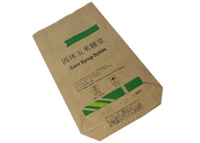 中国 化学物質的な正方形の底のための多壁のクラフト紙袋を詰める25kg 販売のため